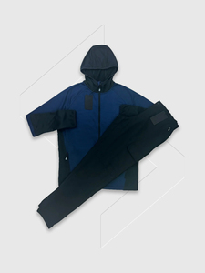 Conjunto Deportivo de Invierno Unisex de Algodón Puro con Sudadera de Media Cremallera, Chándal Moderno de 2 Piezas para Correr y Hacer Ejercicio - Product Image 5