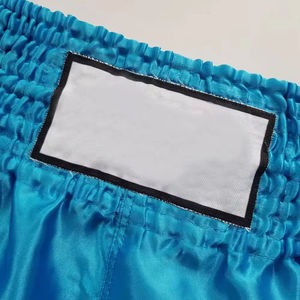 Shorts Tailandeses Personalizados al por Mayor, Shorts de Muay Thai Ligeros y Transpirables de Tela de Poliéster, Ropa Deportiva de Entrenamiento con Logotipo Personalizado - Product Image 5