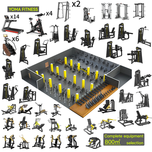 800 ㎡   Solution Complète pour Club de Fitness : Équipement de Musculation, Poids Libres, Cardio, Plateforme de <span class=keywords><strong>CrossFit</strong></span> en Amérique du Sud - Product Image 4