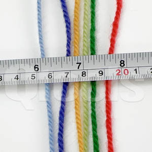 Prêt Stock 500g 3ply Logo Personnalisé 100% Nouvelle-Zélande Laine Tufting Fil De Laine Avec Cône Ig Épaisseur pour Tapis Tufting Gun - Product Image 1