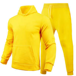 Ensemble de survêtement d'hiver personnalisé pour homme XXL, haute qualité, 100% coton polyester, respirant, sans couture, avec sweat à capuche et pantalon de jogging, grande taille, réversible - Product Image 3
