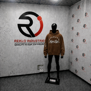 Colección de Moda Casual de Otoño para Hombre: Sudadera Oversize de Algodón French Terry Marrón Estilo Hype Personalizado con Bolsillos – Tendencia Diaria - Product Image 3