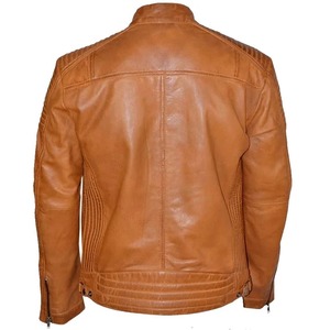 Chaqueta de Cuero de Cordero Auténtico para Hombre - Product Image 2