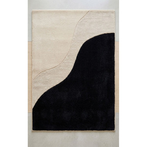Handmade Hand Tufted Abstract High Pile Modern Non-Slip Extra <b>Thick</b> Premium Quality Area Rug - Product Image 1