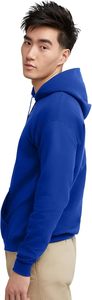 Sudadera con Capucha Azul Rey para Hombre, Corte Regular, Color Sólido, Felpa de Algodón, Informal, para Otoño - Product Image 4