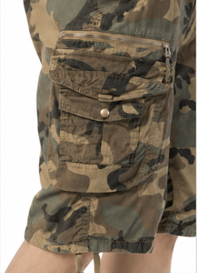Shorts cargo camouflage personnalisés pour hommes |   Shorts tactiques multi-poches |   Shorts de travail et de randonnée en coton ripstop pour l'extérieur - Product Image 6