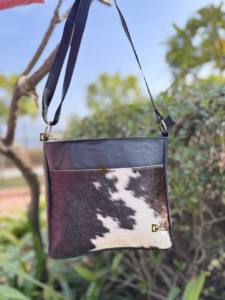 New Arrival Sling <b>Bag</b> Cowhide Leather Handbag Gypsy <b>Boho</b> Hair on Hide Fur Vintage Handmade Western Style <b>Bag</b> Multi Uses <b>Bags</b> - Product Image 2