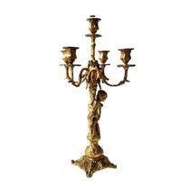 Ensemble de porte-bougies modernes en métal argenté, hauts et fins, pour bougies coniques, centre de table décoratif minimaliste