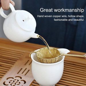 <b>Tea</b> Infuser Fine Mesh <b>Tea</b> Strainer with Handle Metal Loose Leaf <b>Tea</b> Filter Steeper Reusable <b>Tea</b> <b>Maker</b> Brewing Tool - Product Image 2