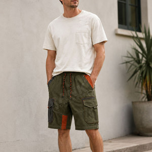 Hot Selling Custom Logo Men Cargo Shorts Customized Logo New Design Premium Quality Men Cargo Shorts For Sale - Product Image 5