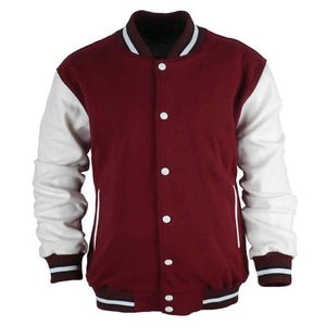Blouson universitaire unisexe 2024 en gros – Style décontracté, design baseball, personnalisable, en coton et polyester, col montant, style urbain - Product Image 5