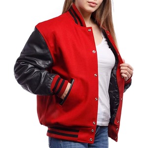 Top Design Leather <b>Jacket</b> Chenille Embroidery Wool Letterman Bomber School College University 2026 <b>Baseball</b> Varsity <b>Jacket</b> - Product Image 5