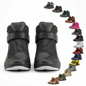 Bottes de moto montantes personnalisées en matériaux spéciaux, antidérapantes, respirantes, protectrices, pour la course urbaine et le style décontracté, équipement de sécurité - Product Image 1