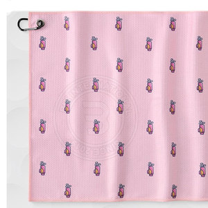 Serviette de golf portable de haute qualité pour les golfeurs voyageurs entre les terrains et les clubs internationaux - Product Image 6