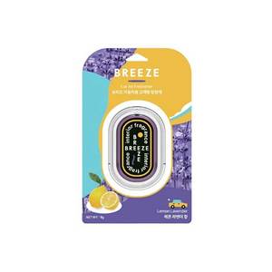 Ambientador en Gel para Baño BREEZE, Fragancia Limón y Lavanda, Desodorante para Inodoro, Refrescante para el Hogar - Product Image 1