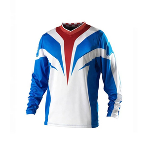 Contract Manufacturing Motocross Jersey Custom Riding Shirt for Sportswear Labels and Export Distributors - Product Image 2