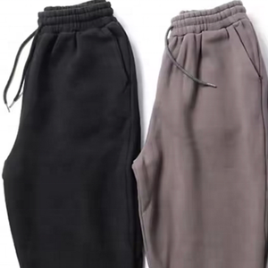 กางเกงมีเชือกรูดสำหรับผู้ชายกางเกงวอร์มกางเกงวอร์มเฮฟลีซมีกระเป๋าสำหรับผู้ชายกางเกงวิ่งขนแกะผ้าฝ้ายออกแบบโลโก้ได้ตามต้องการ - Product Image 2