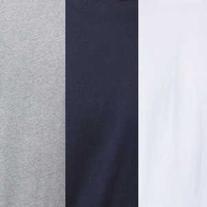 Camiseta de algodón grueso de gran tamaño para hombre, color liso, manga corta, cuello redondo, MOQ bajo, OEM, ODM, etiqueta privada personalizada - Product Image 2