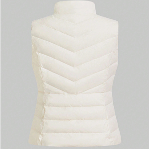 New hot sale puffer vest gilets waistcoat fashion winter clothes quilted sleeveless coat <b>jacket</b> women custom design puffer vests - Product Image 2