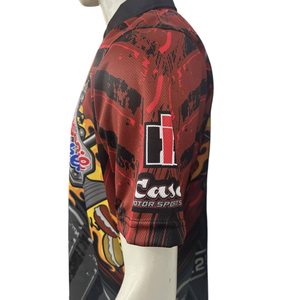 Camiseta de Carreras Sublimada Personalizada para Hombre, Diseño Completo, Polo Deportivo de Equipo de Automovilismo, Manga Corta, Camiseta para Equipo de Boxes, Venta al Por Mayor OEM - Product Image 4