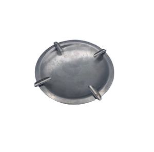 <b>Vintage</b> aluminum round shaped <b>ashtray</b> tabletop counter top cigarette ash tray for hotel restaurant home office indoor outdoor - Product Image 1