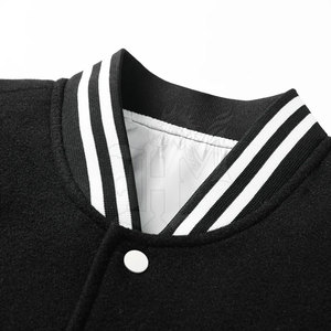 Pakistan Manufactured Modern Style Unisex Varsity Jacket Stand Front Customized Design <b>Fleece</b> Fabric Comfortable for Winter - Product Image 6