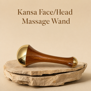 Masseur de pieds en bois Kansa Bold Blossom, poignée polie, style Wabi Sabi, conçu pour la relaxation et les soins personnels - Product Image 4