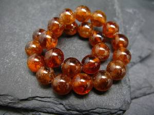 Natural Hessonite <b>Garnet</b> Round Bead <b>Bracelet</b> Genuine Gemstone Handmade Jewelry Wholesale Gift For Women - Product Image 2