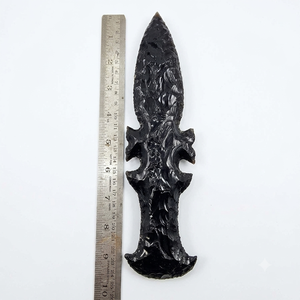 Schwarzes Obsidian-Messer Natürlicher Kristall-Dekor Gotische Boho Spirituelle Altar-Dekoration Einzigartiges Geschenk für Kristall-Liebhaber Rafay Edelstein - Product Image 3