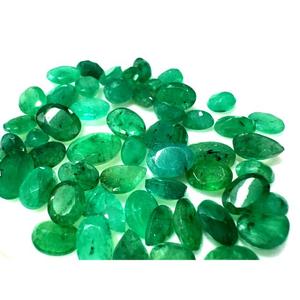 พลอยมรกตเจียระไนคุณภาพสูง เกรด AAA สำหรับงานอัญมณีจำนวนมากและงานสั่งทำ เหมาะสำหรับทำเครื่องประดับ แหวน ต่างหู และอื่นๆ - Product Image 1