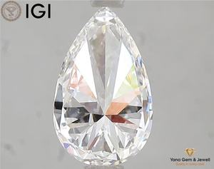 Diamante Cultivado en Laboratorio CVD, Forma de Pera, Color E, Claridad VVS1, 1.50 Quilates, Certificado IGI, Excelente Opción de Regalo - Product Image 4