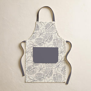 Delantal Ajustable para Cocinar, Tela Suave y Transpirable, Lazos Largos en la Cintura, Delantal Profesional para Chef, para el Hogar y Restaurantes - Product Image 1