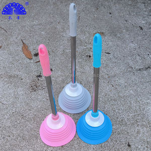 Set di stantuffo per WC ad alta pressione con manico lungo per scarico e scopa per bagno - Product Image 4