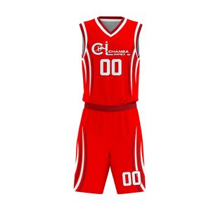 Uniforme de Baloncesto de Alta Calidad, Fabricante de Uniformes Personalizados con Logotipo, Conjunto de Camiseta y Pantalones Cortos Transpirables, 100% Poliéster, Tallas Grandes, para Deportes de Equipo - Product Image 1
