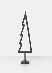 Artesanía Roshan, Escultura Metálica de Árbol de Navidad, Hecha a Mano, Diseño Moderno, Ecológica, Forma Personalizada, Vertical - Product Image 2