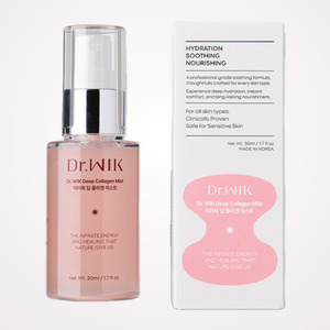 Soins de la peau pour hommes, K-Beauty coréen, Dr Wick Deep Collagen Mist 50ml, fabriqué en Corée, tonique visage unisexe, articles et produits de maquillage. - Product Image 4