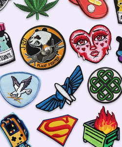 Écusson brodé personnalisé, badge brodé sur mesure, étiquette brodée décorative, conception de logo de qualité supérieure, fournisseur OEM - Product Image 2