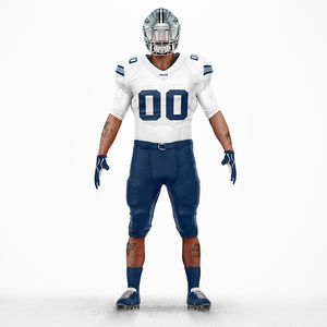 ชุดยูนิฟอร์มอเมริกันฟุตบอลคุณภาพสูงสำหรับผู้ชาย แห้งเร็ว รุ่นใหม่ล่าสุด พร้อมแขนสั้นระบายอากาศได้ดี สำหรับผู้ใหญ่ - Product Image 5