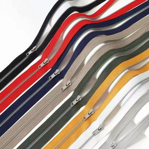 Cremallera metálica cerrada de longitud personalizada OEM 2026, nueva llegada, alta calidad, con logotipo personalizado, para ropa, pantalones y bolsos - Product Image 5