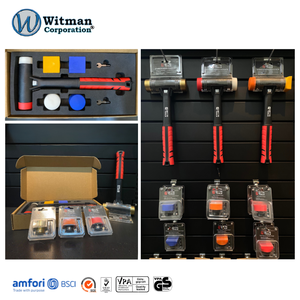 Marteau souple automobile à tête interchangeable rapide en POM TPR, manche antidérapant en TPR renforcé de fibre de verre, ne laissant aucune trace - Product Image 6