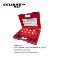 Kit de prueba de impulsos de luz Noid para inyectores de combustible universales TAIWAN CALIBRE con juego de lujo, 1 año de garantía, moldeado por soplado para