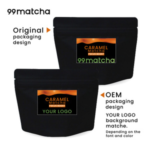 Organic Shizuoka Ceremonial Flavored Matcha Green <b>Tea</b> Non-Sugar Caramel Flavor Fresh Bulk Sachet <b>Box</b> Instant <b>Tea</b> Powder - Product Image 4