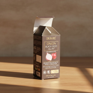 Caja de Empaque Personalizada para Aceite Capilar |   Caja Deslizante para Cosméticos Reciclada con Acabado Dorado Brillante y Logotipo para Botellas de Aceite - Product Image 3