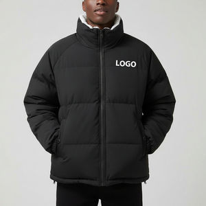 Abrigos de Invierno de Moda en Oferta, Chaqueta Acolchada para Hombre, Forro de Poliéster, Impermeable, Transpirable, Estilo Bomber, Gruesa, de Algodón - Product Image 3