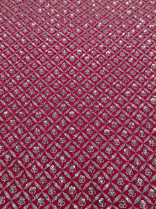 Tissu géotextile personnalisé léger en coton et lin brodé 100 GSM tissé pour sacs et housses, ignifuge, fabricant OEM ODM - Product Image 1