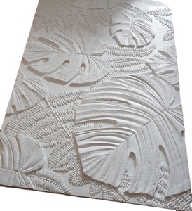 Panneau mural en marbre de porcelaine sculpté, dalle de carrelage naturel poli pour sol de cuisine ou salle de bain avec solution de design graphique - Product Image 1