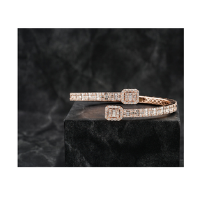 Bracelet cubain tendance en argent sterling 925, style diamant étincelant, bijoux unisexe pour streetwear, mariages et cadeaux - Product Image 1