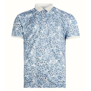 เสื้อโปโลชายพิมพ์ลาย ซับลิเมชั่นพิมพ์ลาย ขายดี ดีไซน์คอเสื้อตัดกัน แขนสั้น คุณภาพดีที่สุด - Product Image 1