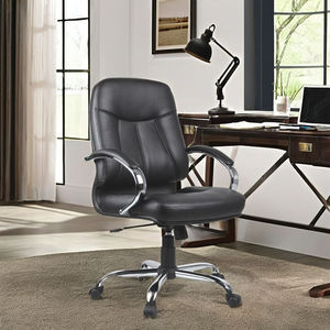 Tough Manager Chrome Base Premium Leather Office Chair Malaysia - Product Image 2