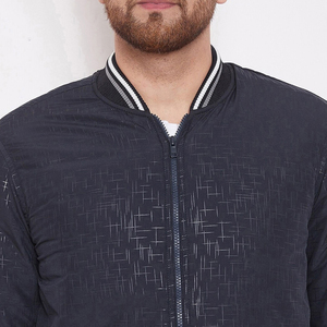 Custom Blank Embroidery Stand Collar College Varsity <b>Baseball</b> <b>Bomber</b> <b>Jacket</b> 100% Satin Unisex Front - Product Image 4